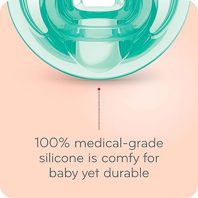NUK Comfy 0-6 Months 3-Pack Orthodontic Pacifiers