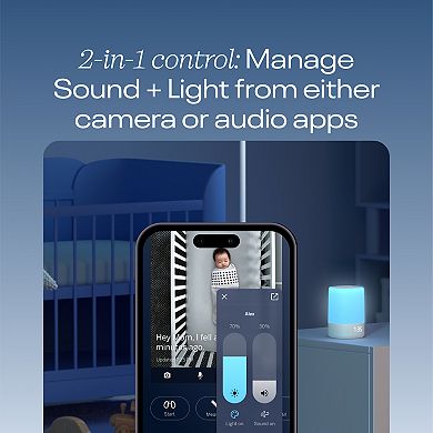 Nanit Sound and Light Audio Baby Monitor