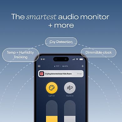 Nanit Sound and Light Audio Baby Monitor
