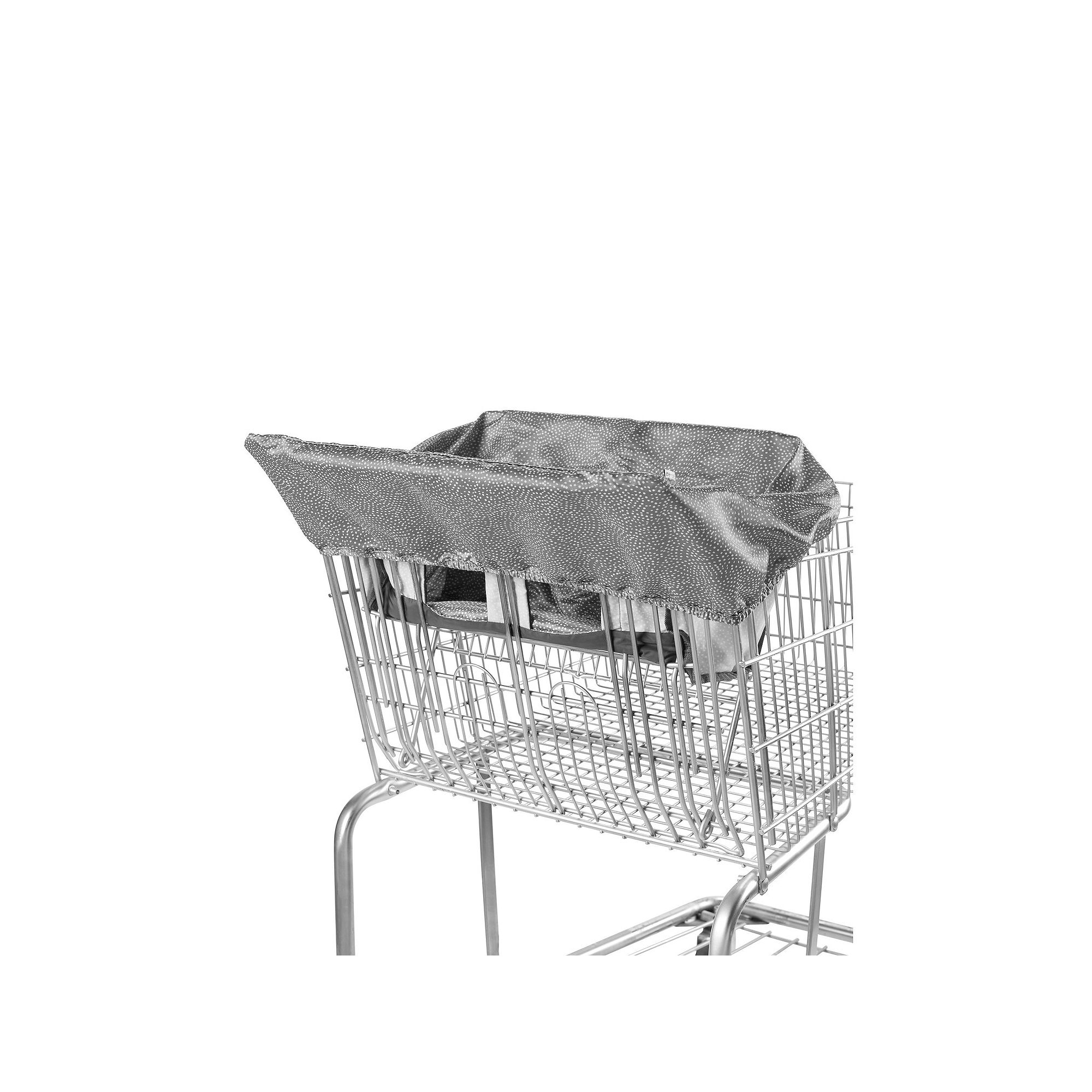 Skip Hop Take Cover Shopping Cart Cover, Grey Swirl Dot