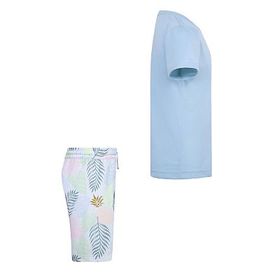 Boys 4-7 Hurley Pocket Tee & Printed Shorts 2-Piece Set
