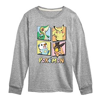 Boys 8-20 Pokemon Generation 5 Long Sleeve Graphic Tee