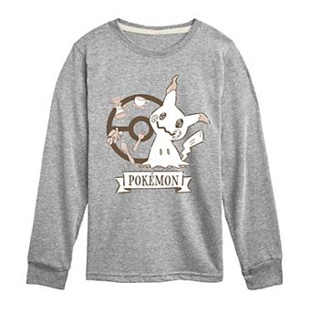 Boys 8-20 Pokemon Cafe Mimikyu Long Sleeve Graphic Tee