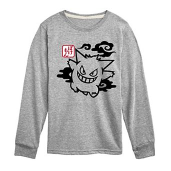 Boys 8-20 Pokemon Night Shade Long Sleeve Graphic Tee