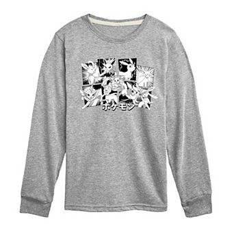 Boys 8-20 Pokemon Eeveelutions Long Sleeve Graphic Tee