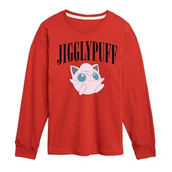 Boys 8-20 Pokemon Pastel Jigglypuff Long Sleeve Graphic Tee
