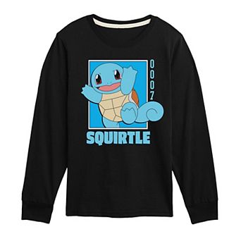 Boys 8-20 Pokemon Squirtle Long Sleeve Graphic Tee
