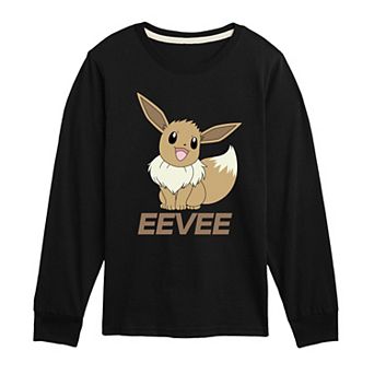 Boys 8-20 Pokemon Pastel Eevee Long Sleeve Graphic Tee