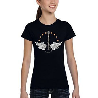 Country Female Singers - Girl's Word Art T-shirt