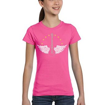 Country Female Singers - Girl's Word Art T-shirt
