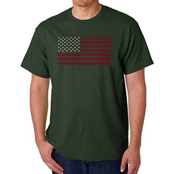 Proud To Be An American - Men's Word Art T-shirt