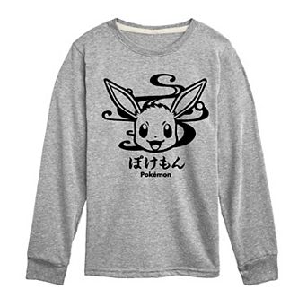 Boys 8-20 Pokemon Wagara Eevee Long Sleeve Graphic Tee