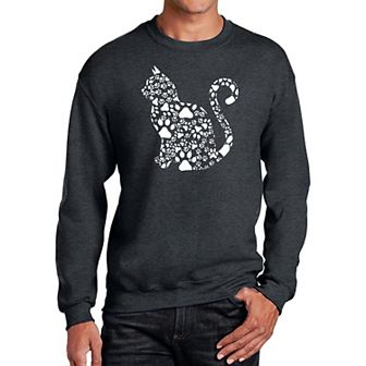 Cat Claws - Men's Word Art Crewneck Sweatshirt