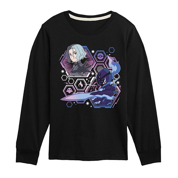 Boys 8-20 Pokemon Amethio & Ceruledge Long Sleeve Graphic Tee