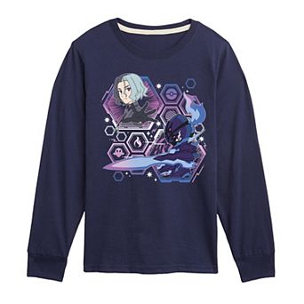 Boys 8-20 Pokemon Amethio & Ceruledge Long Sleeve Graphic Tee