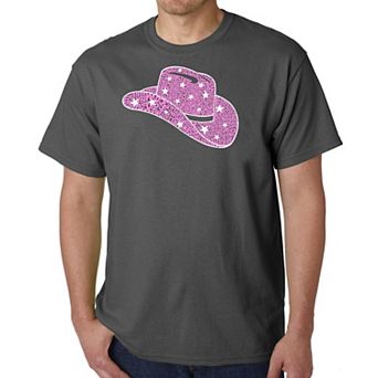 Cowgirl Hat - Men's Word Art T-shirt