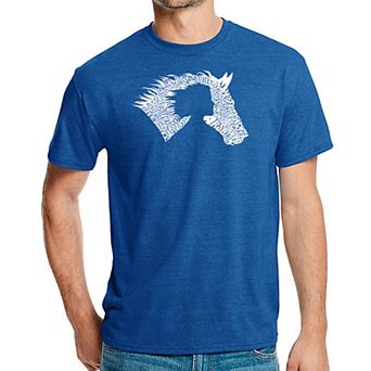 Girl Horse - Men's Premium Blend Word Art T-shirt