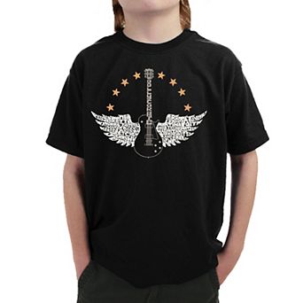 Country Female Singers - Boy's Word Art T-shirt