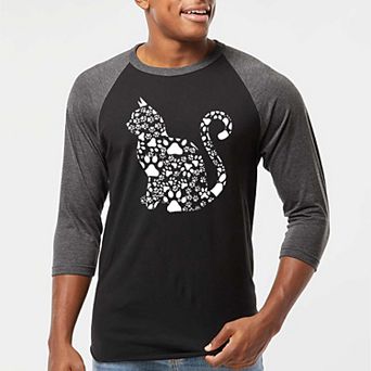Cat Claws - Men's Raglan Baseball Word Art T-shirt