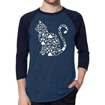 Cat Claws - Men's Raglan Baseball Word Art T-shirt