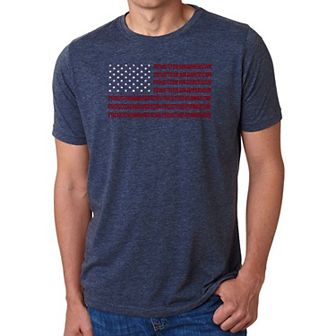 Proud To Be An American - Men's Premium Blend Word Art T-shirt