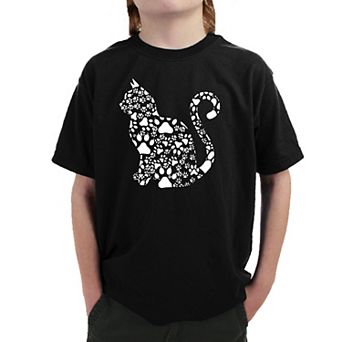 Cat Claws - Boy's Word Art T-shirt