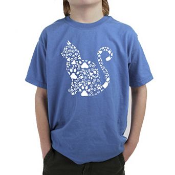 Cat Claws - Boy's Word Art T-shirt
