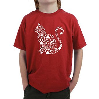 Cat Claws - Boy's Word Art T-shirt