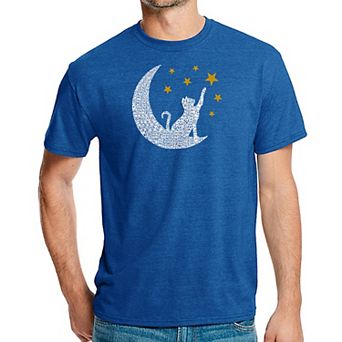 Cat Moon - Men's Premium Blend Word Art T-shirt