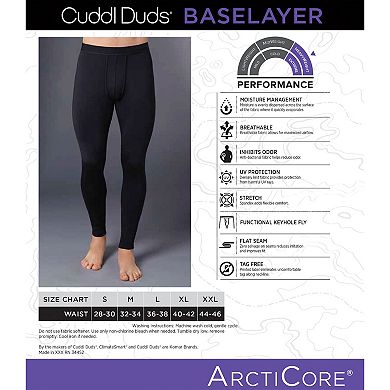 Men's Cuddl Duds® Heavyweight ArctiCore Performance Base Layer Pants