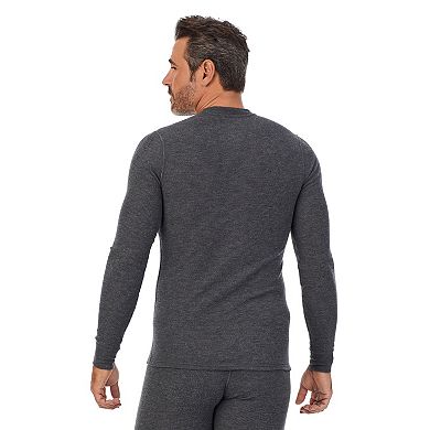Men's Cuddl Duds® Midweight Waffle Thermal Performance Base Layer Crew Top