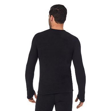 Men's Cuddl Duds Midweight Fleecewear Performance Base Layer Crew Top