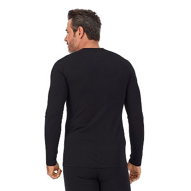 Men's Cuddl Duds® Midweight Cottonwear Performance Base Layer Crew Top