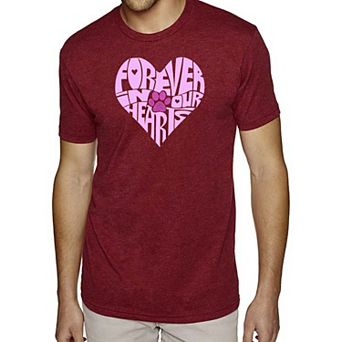 Forever In Our Hearts - Men's Premium Blend Word Art T-shirt