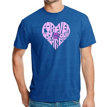 Forever In Our Hearts - Men's Premium Blend Word Art T-shirt