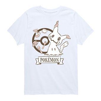 Boys 8-20 Pokemon Cafe Mimikyu Graphic Tee