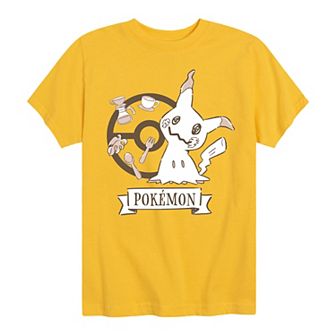 Boys 8-20 Pokemon Cafe Mimikyu Graphic Tee