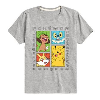Boys 8-20 Pokemon Grid Graphic Tee