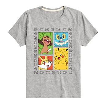 Boys 8-20 Pokemon Grid Graphic Tee