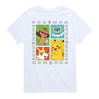 Boys 8-20 Pokemon Grid Graphic Tee