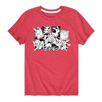 Boys 8-20 Pokemon Eeveelutions Graphic Tee