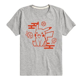Boys 8-20 Pokemon Wagara Pikachu Graphic Tee