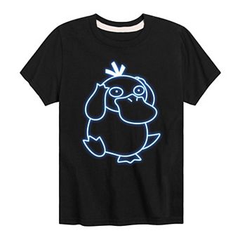 Boys 8-20 Pokemon Neon Psyduck Graphic Tee