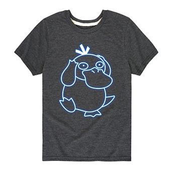 Boys 8-20 Pokemon Neon Psyduck Graphic Tee