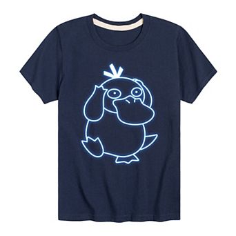 Boys 8-20 Pokemon Neon Psyduck Graphic Tee