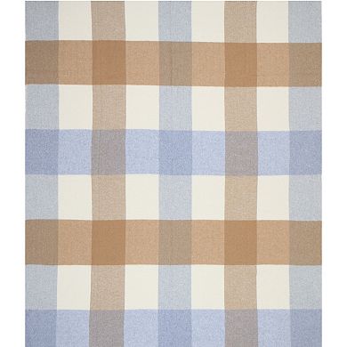 Discover Europe - Made in Italy Limonaia Tessuti Buffalo Check Throw Blanket