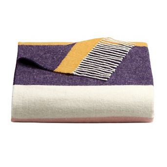 Discover Europe - Made in Italy La Limonaia Tessuti Color Block Throw