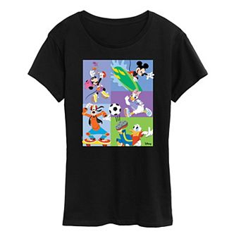 Disney's Mickey Mouse & Friends Women's Sports Graphic Tee