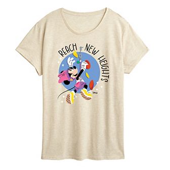 Disney's Minnie Mouse Women's Reach New Heights Graphic Tee