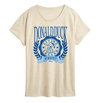 Disney's Donald Duck Women's Collegiate Graphic Tee
